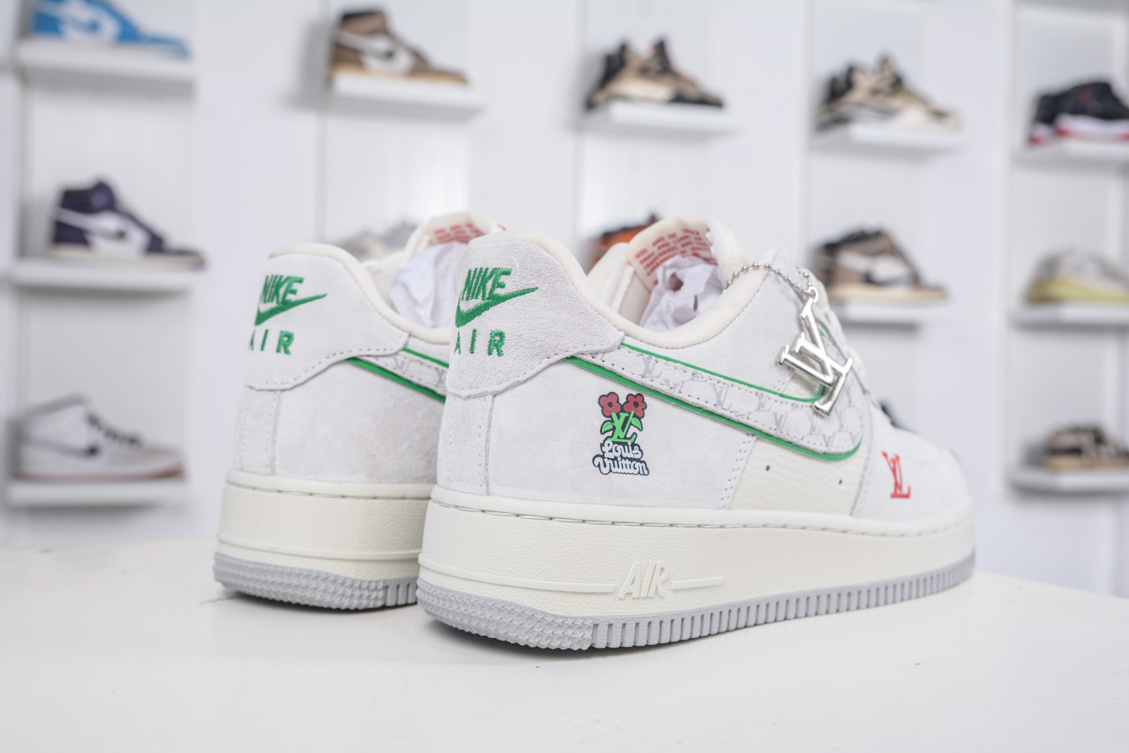 Nike Air Force 1 Low 07 x Louis Vuitton LV联名-米灰麂皮 YF9511-802