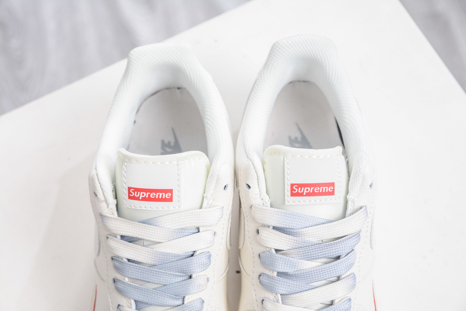 Nike Air Force 1 Low 07 x Supreme SUP联名-米白灰水晶底 XX3168-178