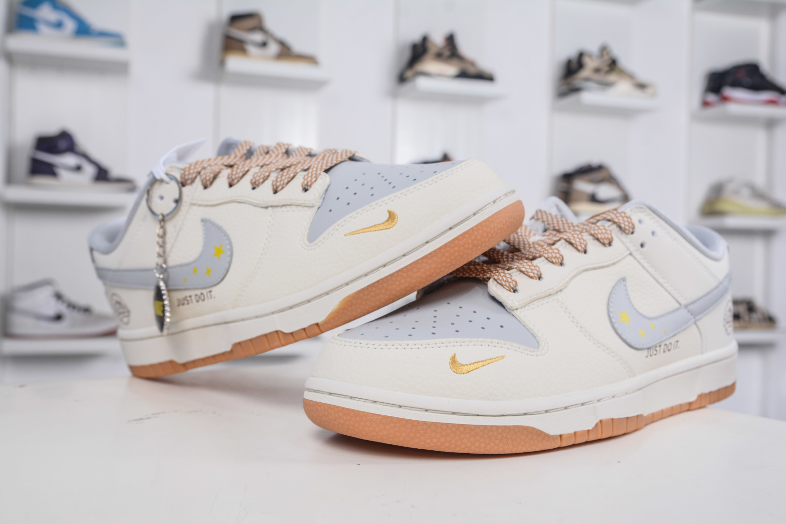 Nike SB Dunk Low x Ju Do It JDI联名-白灰小勾 LW1818-122