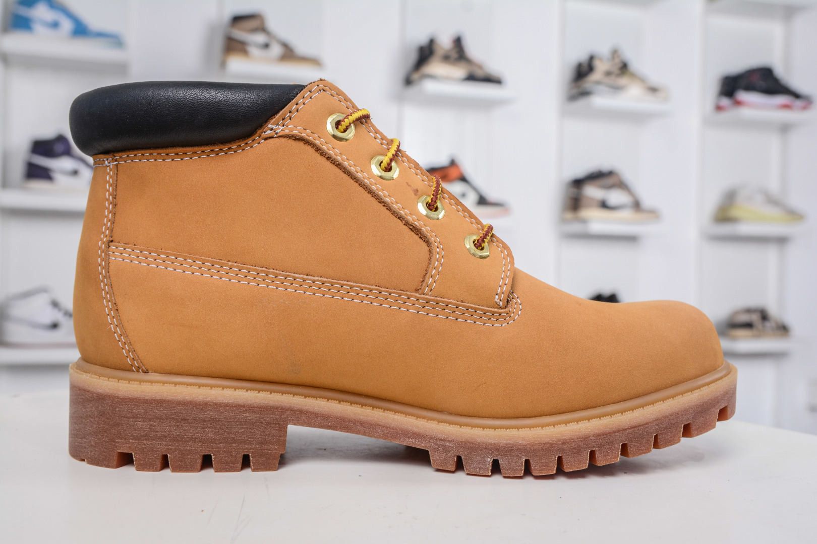 310 顶级 添柏岚/天伯伦 Timberland 踢不烂/经典款中帮黄色23061