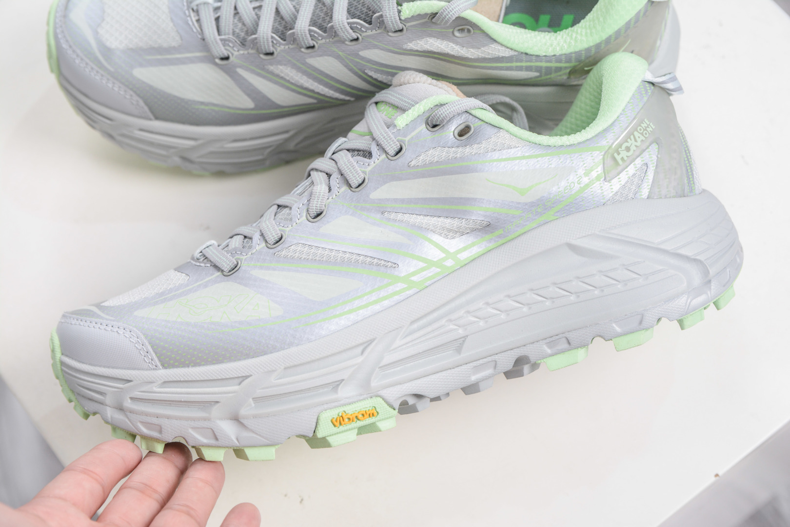 210 X版 HOKA ONE ONE Mafate Speed 2 Low 轻量低帮户外越野跑鞋 户外山脉越野轻量运动跑鞋 1126851/MHMS