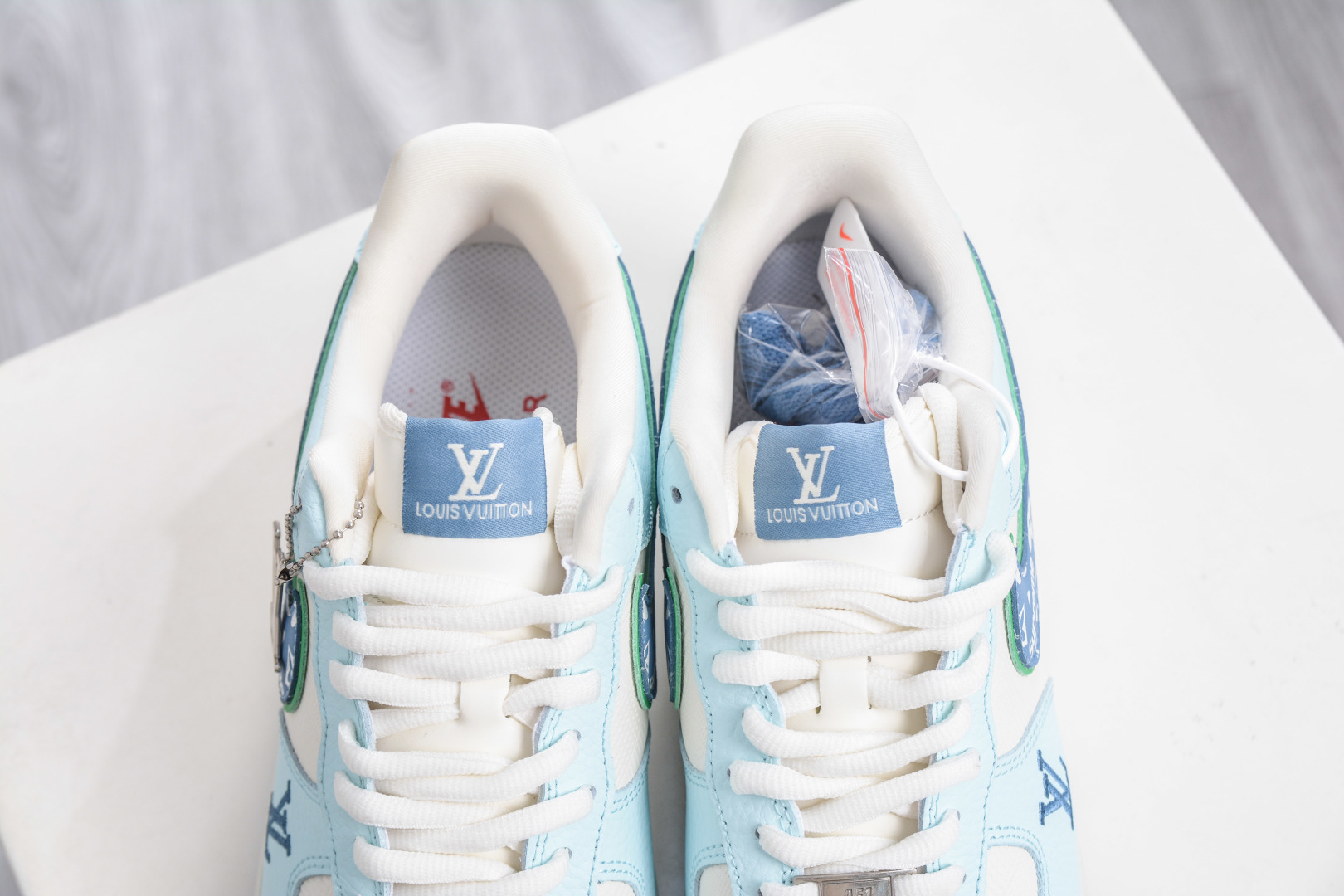 Nike Air Force 1 Low 07 x Louis Vuitton x Supreme LVSUP联名-白蓝 YF9511-809