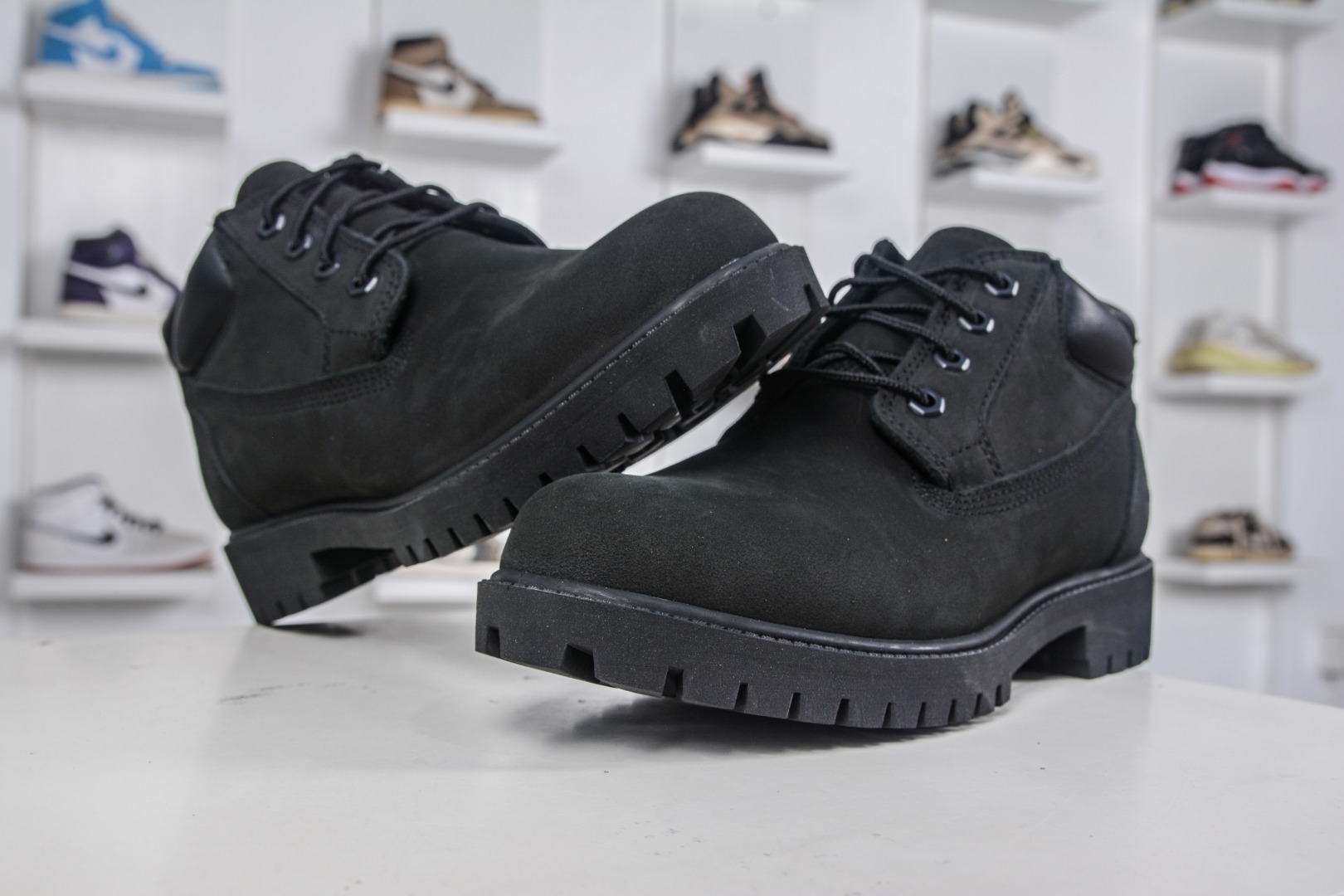Timberland Men's Black Nubuck Leather Low-Cut Ankle Boots - Size 40-45 4 cmp i1758211660153 9125 0 3