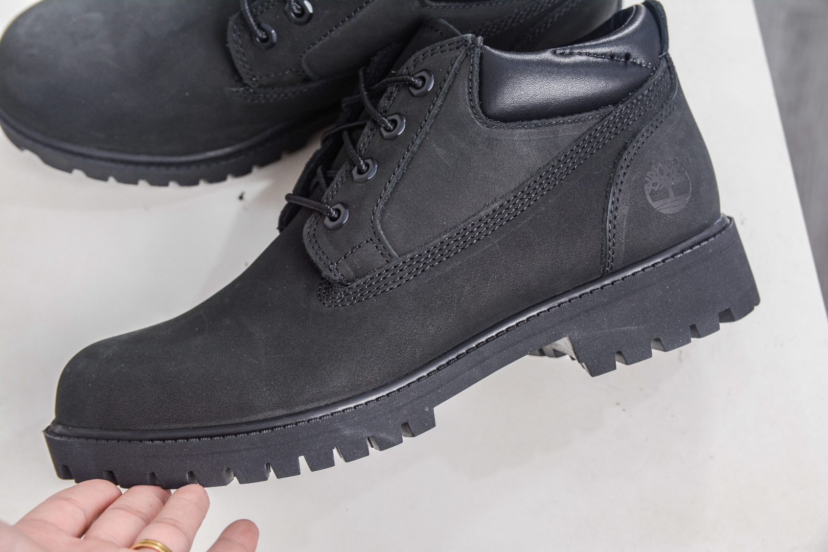 Timberland Men's Black Nubuck Leather Low-Cut Ankle Boots - Size 40-45 7 cmp i1758211660155 8715 0 6