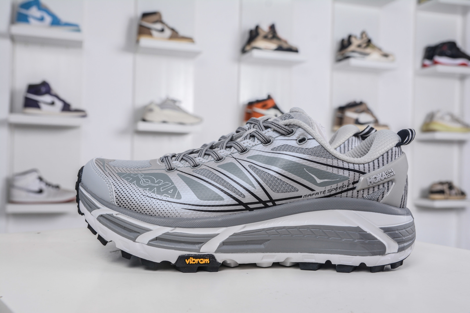 Hoka One One Mafate Speed 2 Low Lightweight Trail Running Shoes - Grey 2 cmp i1758211822735 8168 0 0