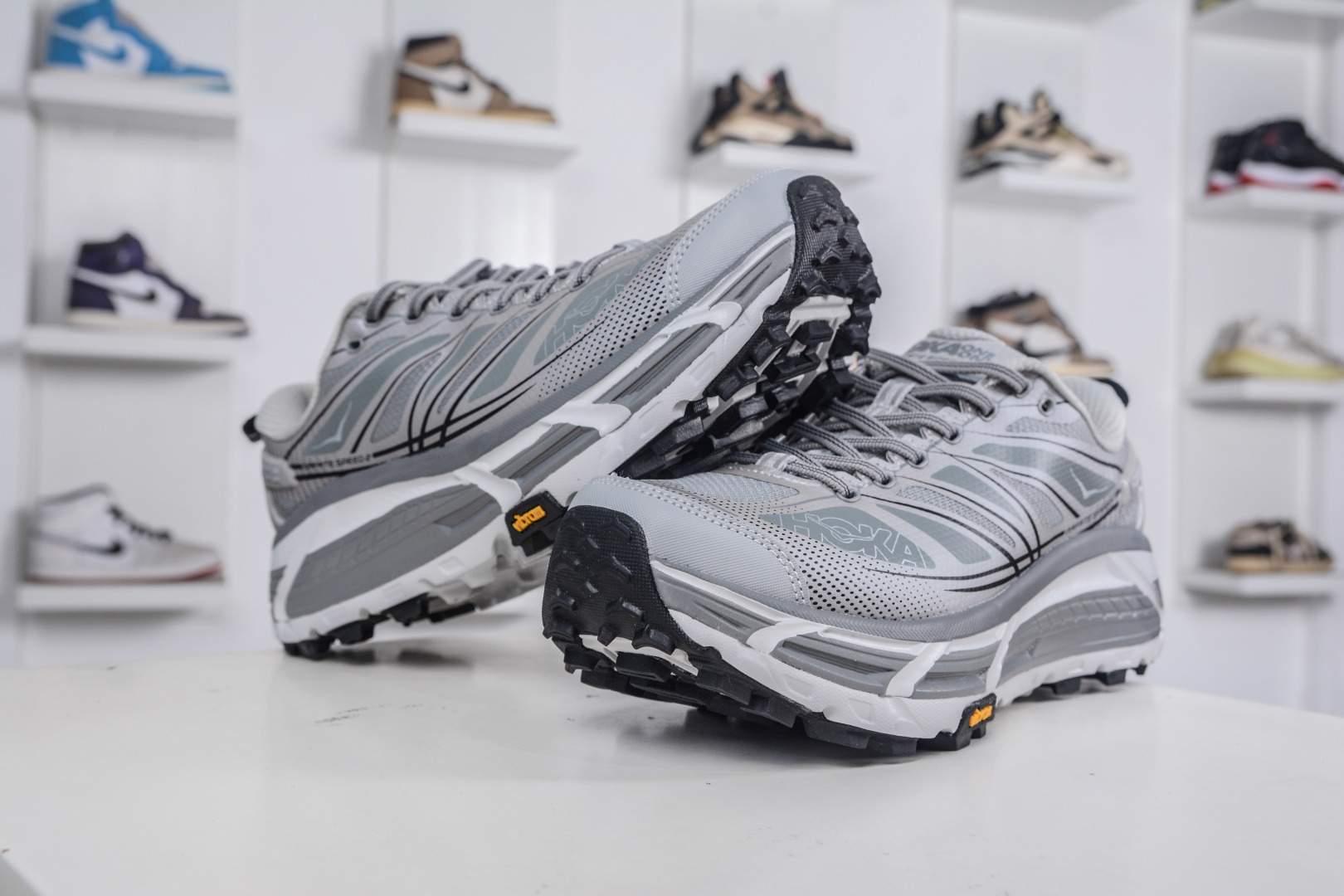 Hoka One One Mafate Speed 2 Low Lightweight Trail Running Shoes - Grey 5 cmp i1758211822739 4290 0 3