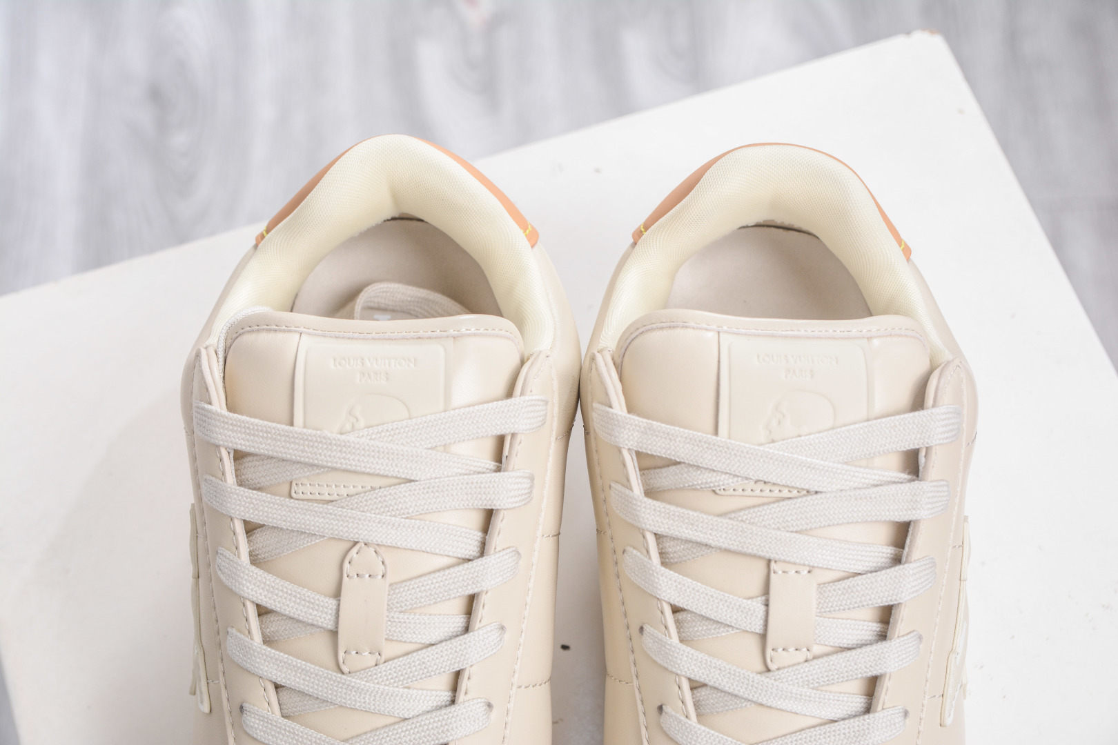 Louis Vuitton x Nigo Buttersoft Cream Leather Sneakers Casual Shoes 9 cmp i1758212267679 3333 0 7