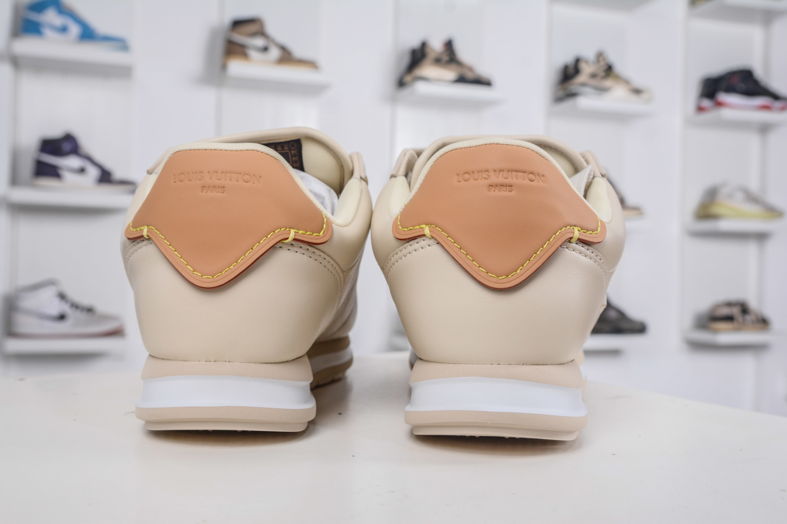Louis Vuitton x Nigo Buttersoft Cream Leather Sneakers Casual Shoes 3 cmp i1758212267680 1813 0 1