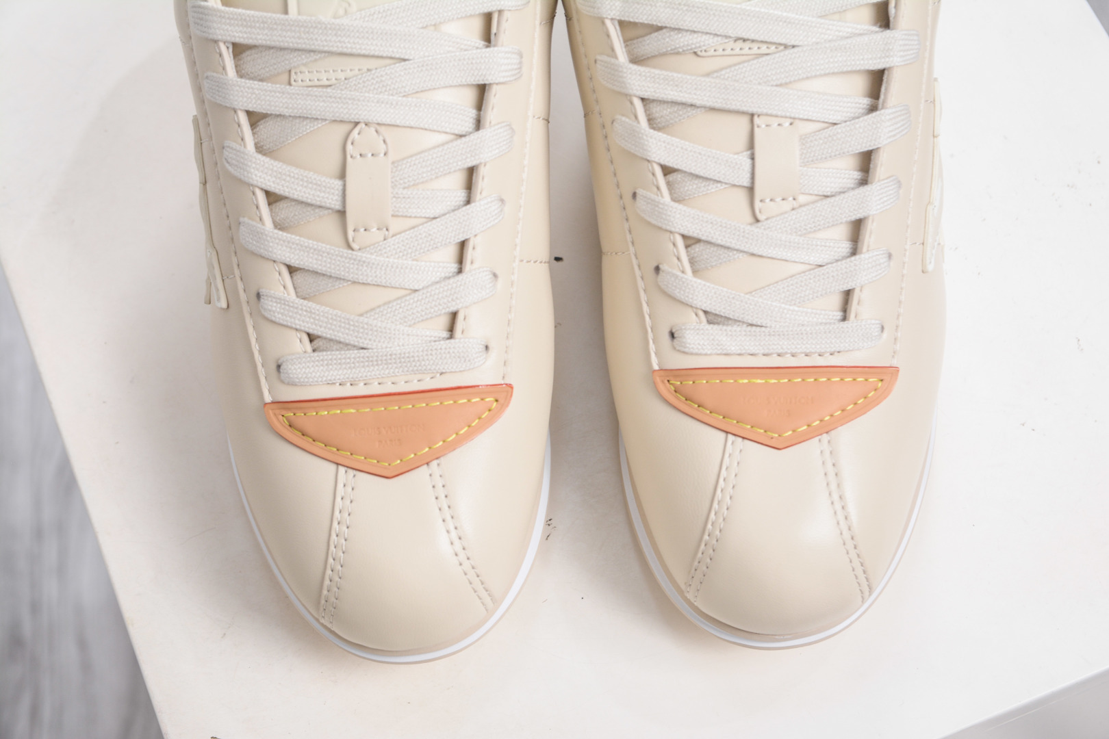 Louis Vuitton x Nigo Buttersoft Cream Leather Sneakers Casual Shoes 10 cmp i1758212273411 8966 0 8