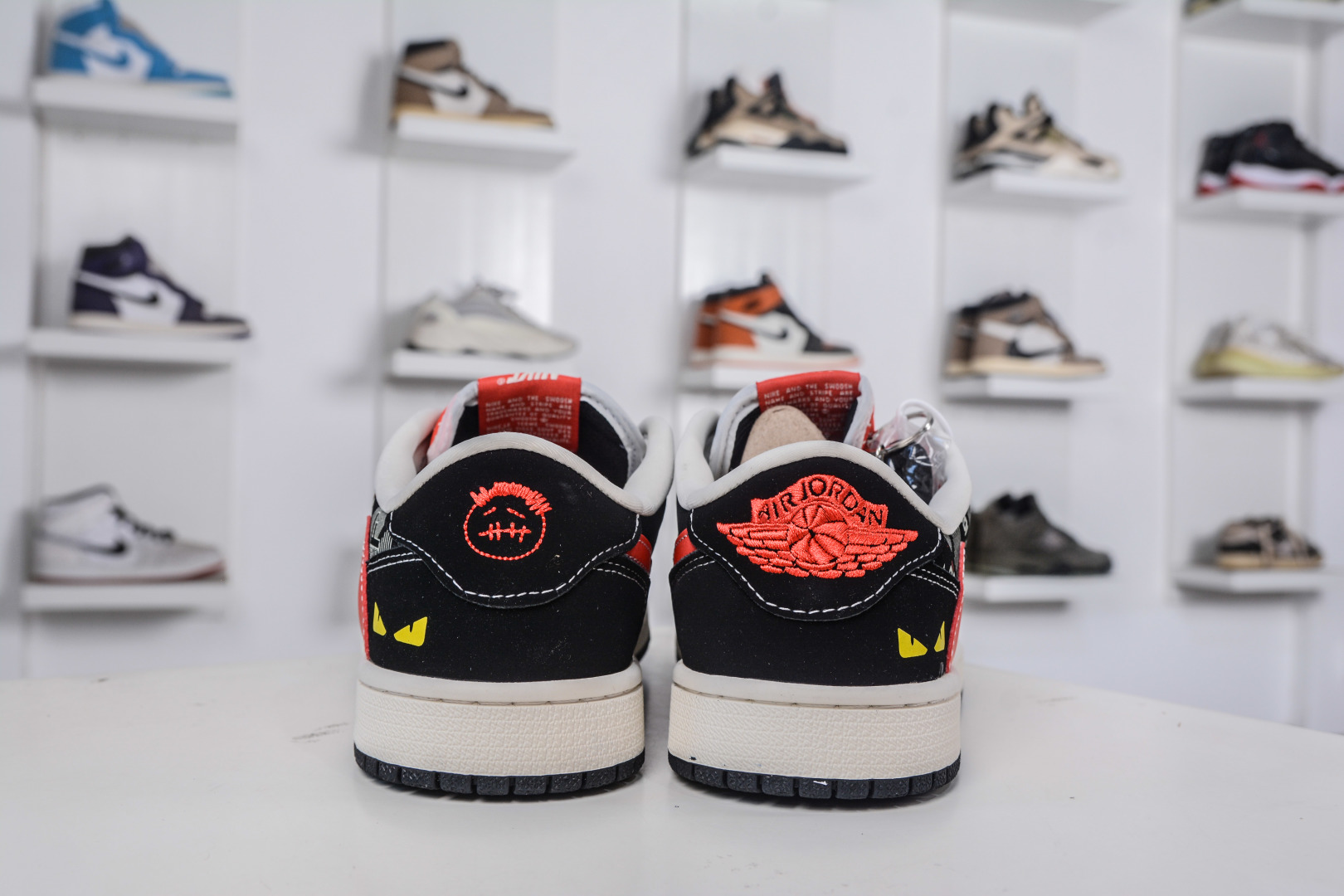TS x Air Jordan x Fendi Air Jordan 1 Low - White, Black, and Red Colorway Shoe 3 cmp i1758306138676 3843 0 1