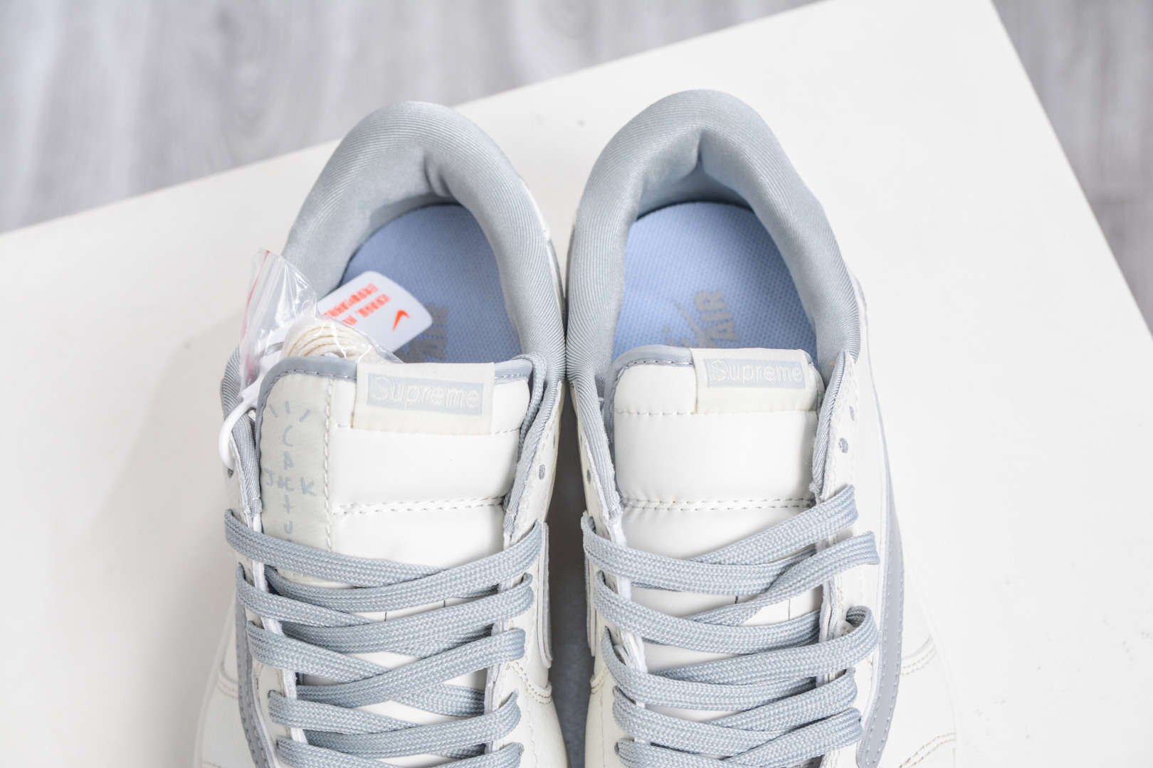 TS x Air Jordan x Supreme Air Jordan 1 Low White/Gray - Premium Comfort 9 cmp i1758306209280 8444 0 7