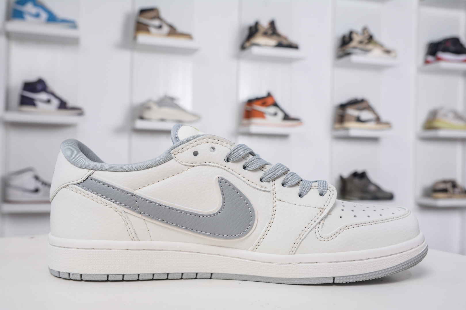 TS x Air Jordan x Supreme Air Jordan 1 Low White/Gray - Premium Comfort 4 cmp i1758306209282 1592 0 2