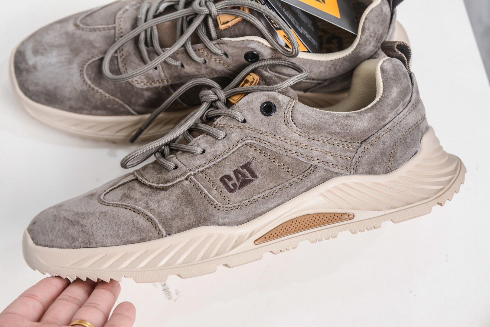 CAT Men's Tramp Hike Low Casual Shoes - Durable Suede, Comfortable Fit 7 cmp i1758306861237 6768 0 6