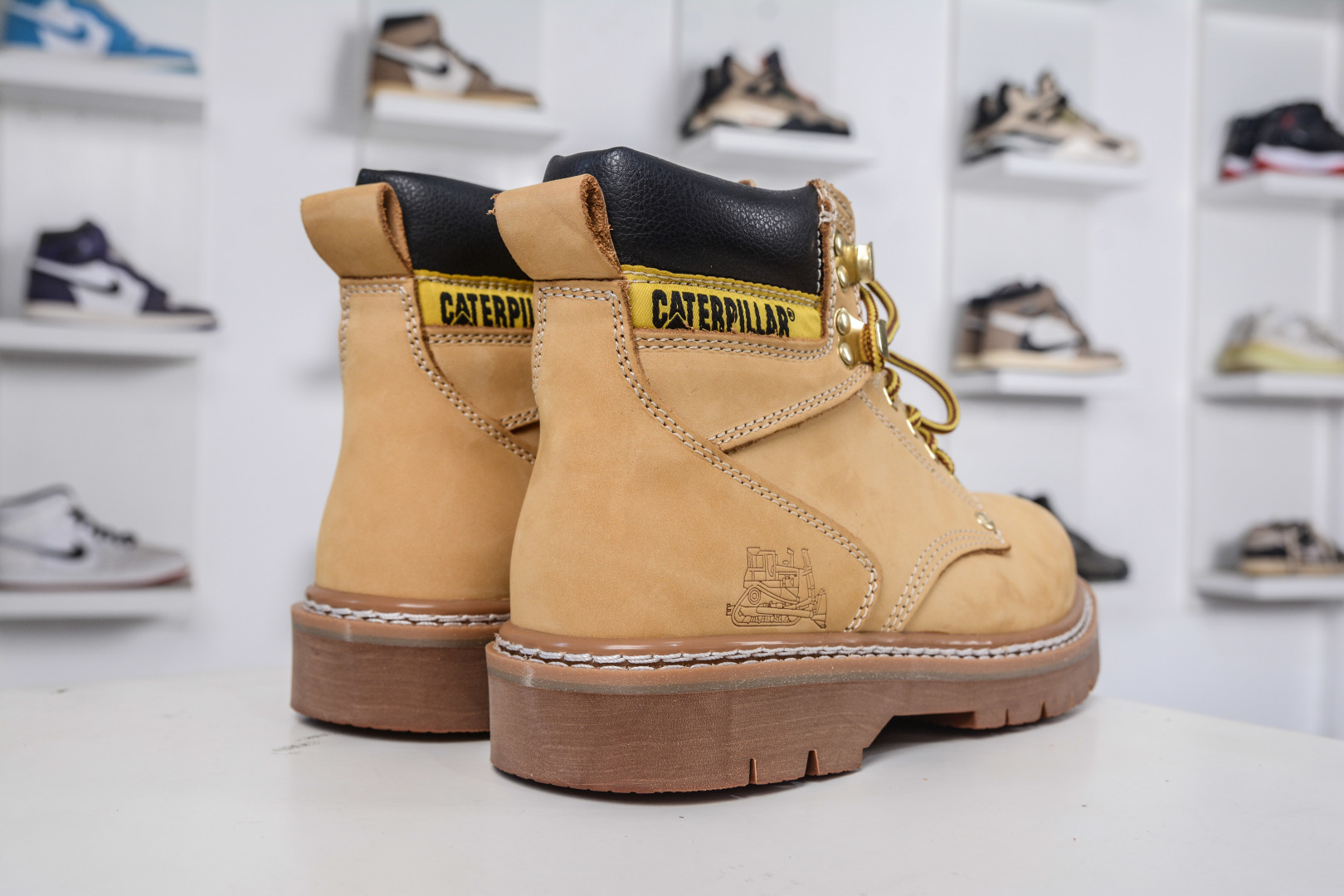Caterpillar Men's Classic Leather Work Boots, Durable & Comfortable 7 cmp i1758306955127 8040 0 5