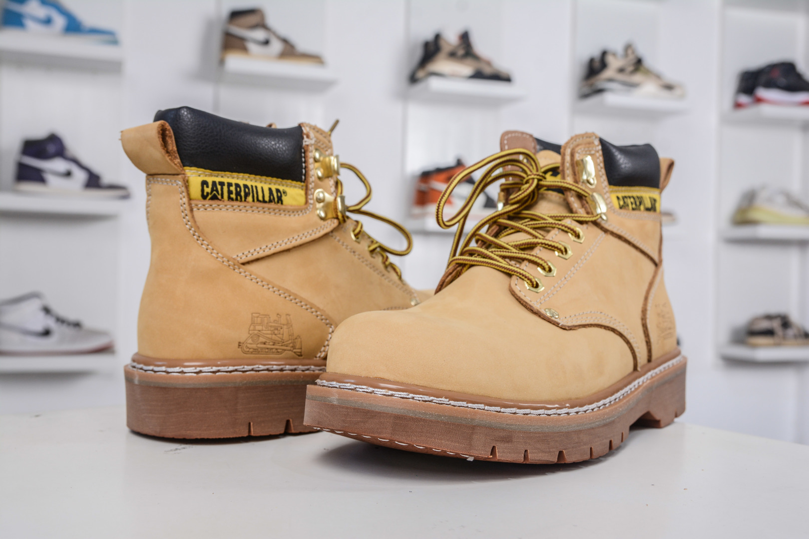 Caterpillar Men's Classic Leather Work Boots, Durable & Comfortable 5 cmp i1758306956287 202 0 3