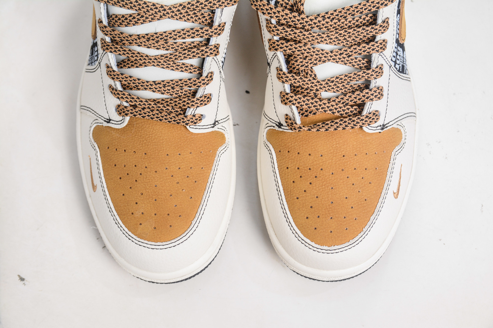 Air Jordan 1 Retro Low x The North Face Collab - White, Black, and Desert Yellow 9 cmp i1758395049381 7258 0 8