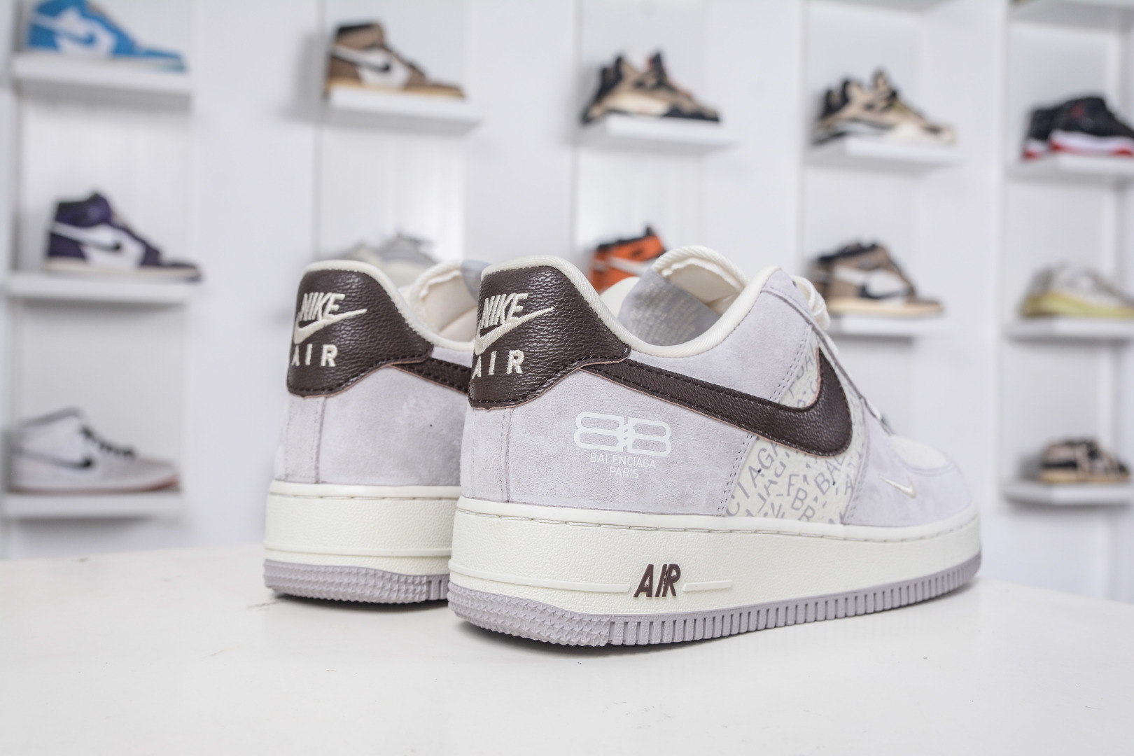 Nike Air Force 1 Low x Balenciaga White Grey Brown,Limited Edition 7 cmp i1758395403528 2765 0 5