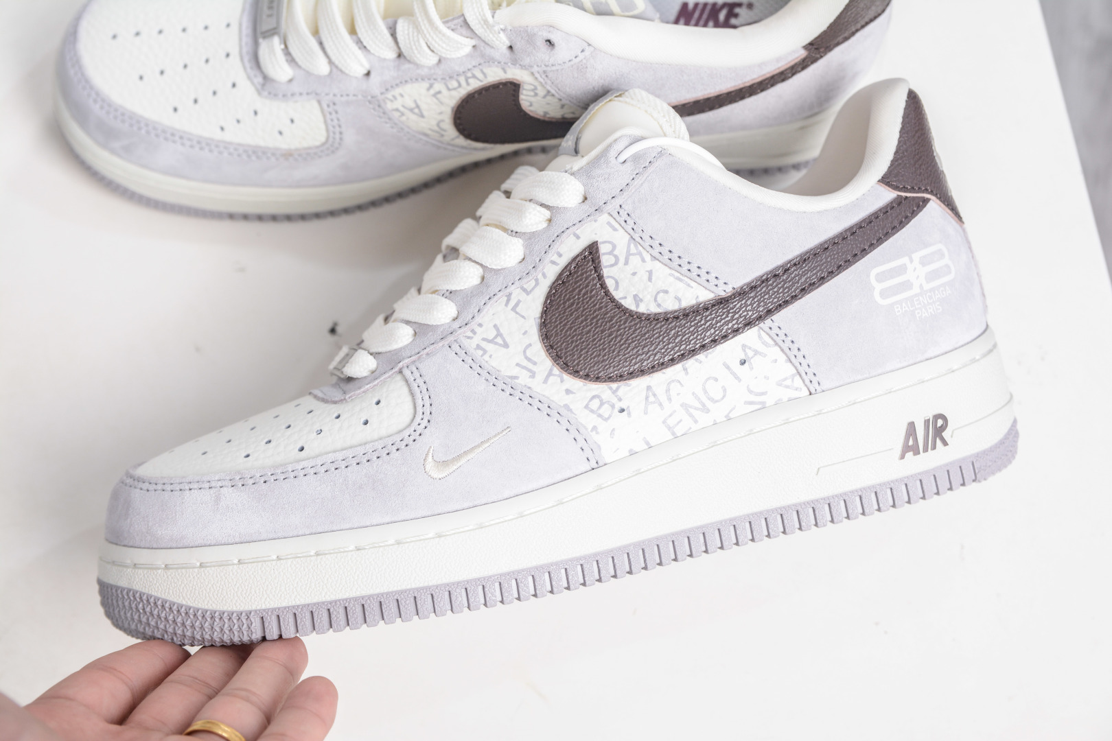 Nike Air Force 1 Low x Balenciaga White Grey Brown,Limited Edition 8 cmp i1758395403528 8520 0 6