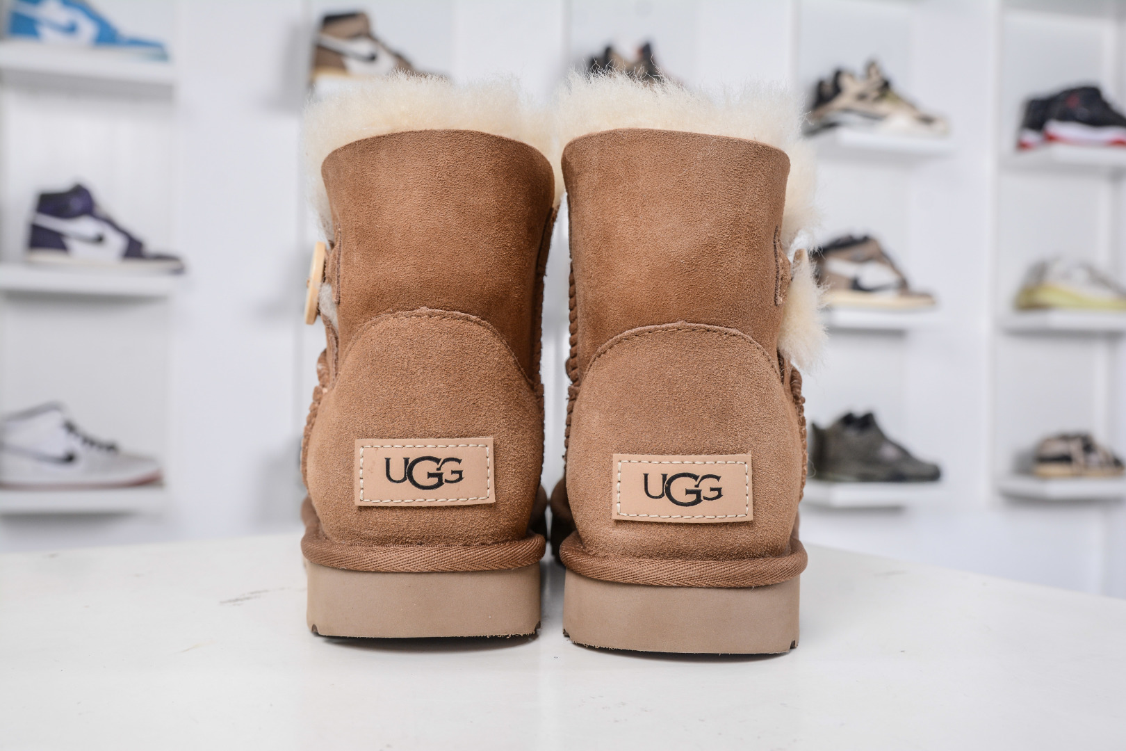 UGG Bailey Mini Boot: Cozy Sheepskin Comfort with Button Detail - Women's Sizes 2 cmp i1758395787647 2704 0 1