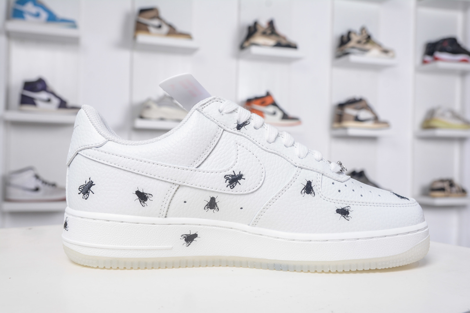 纯原 Nike Air Force 1 Low 07 苍蝇印 原楦头原纸板 打造纯正空军版型 专注外贸渠