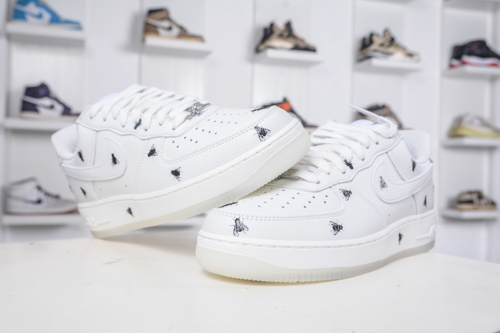 纯原 Nike Air Force 1 Low 07 苍蝇印 原楦头原纸板 打造纯正空军版型 专注外贸渠