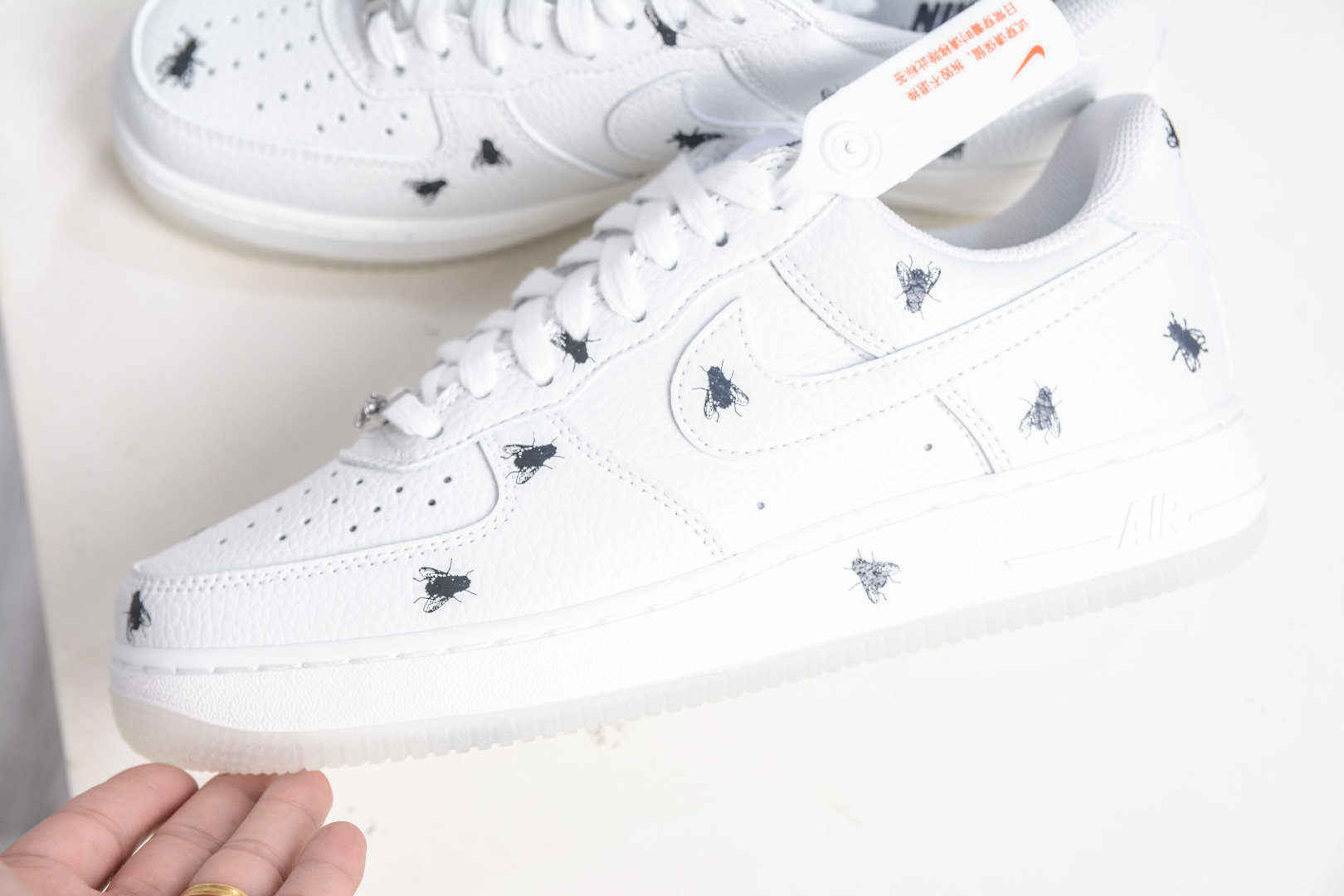 纯原 Nike Air Force 1 Low 07 苍蝇印 原楦头原纸板 打造纯正空军版型 专注外贸渠