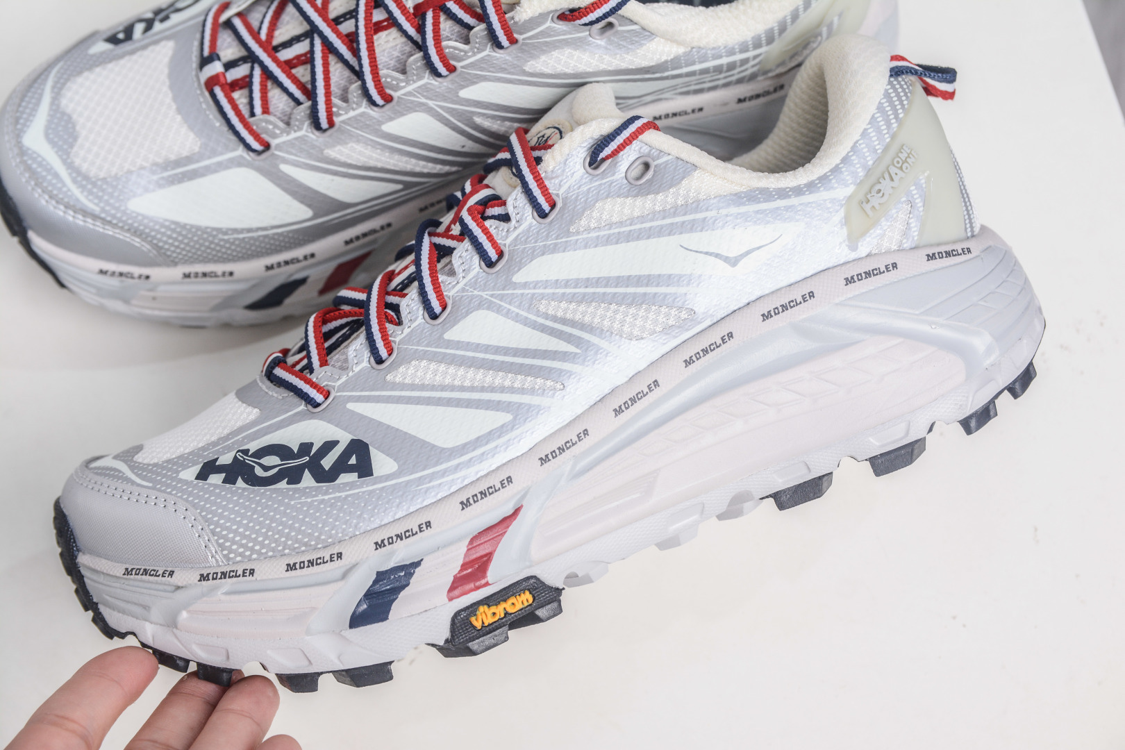 230 X版 Moncler x HOKA ONE ONE Mafate Speed 2 Low 轻量低帮户外越野跑鞋 1129992/NCHMS