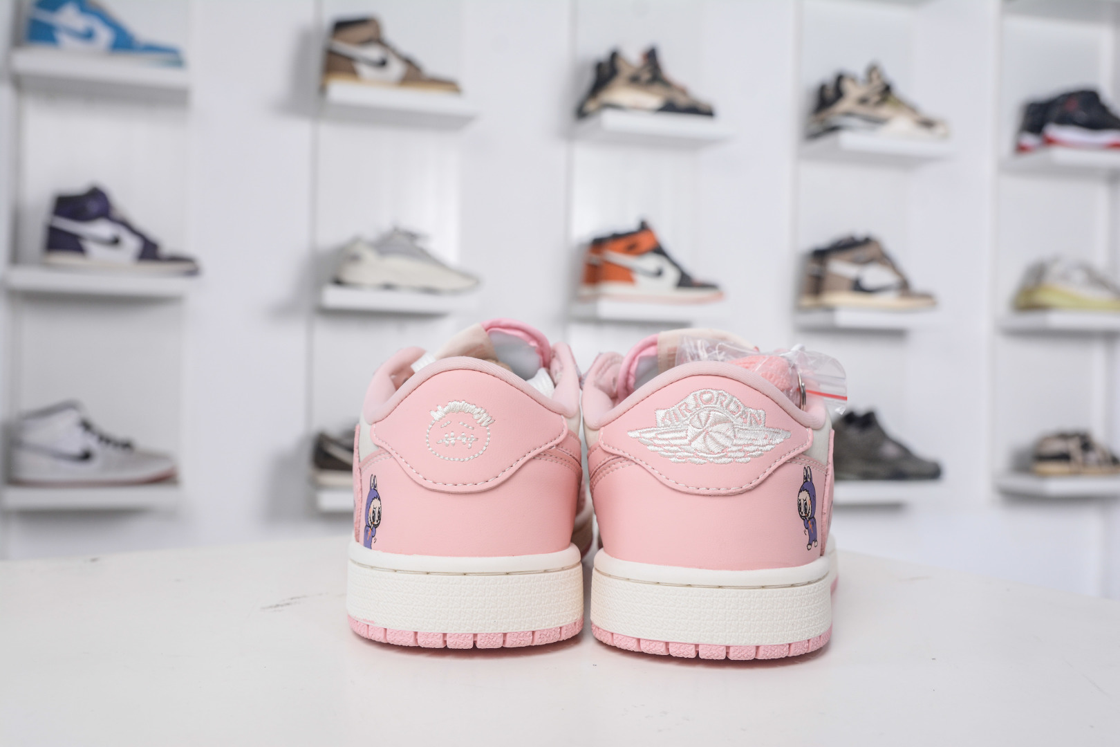 TS x Air Jordan AJ1 Low X LABUBU 低帮联名拉布布-白粉 DD7866-114
