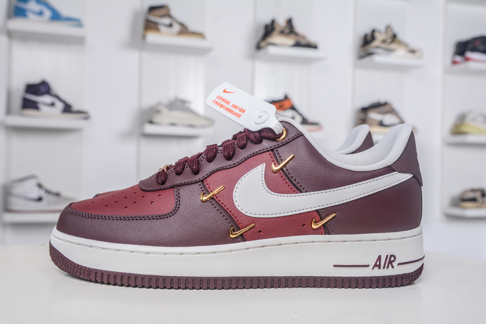 纯原 NK Air Force 1 '07 Low 酒红四小勾 原楦头原纸板 打造纯正空军版型 专注外贸