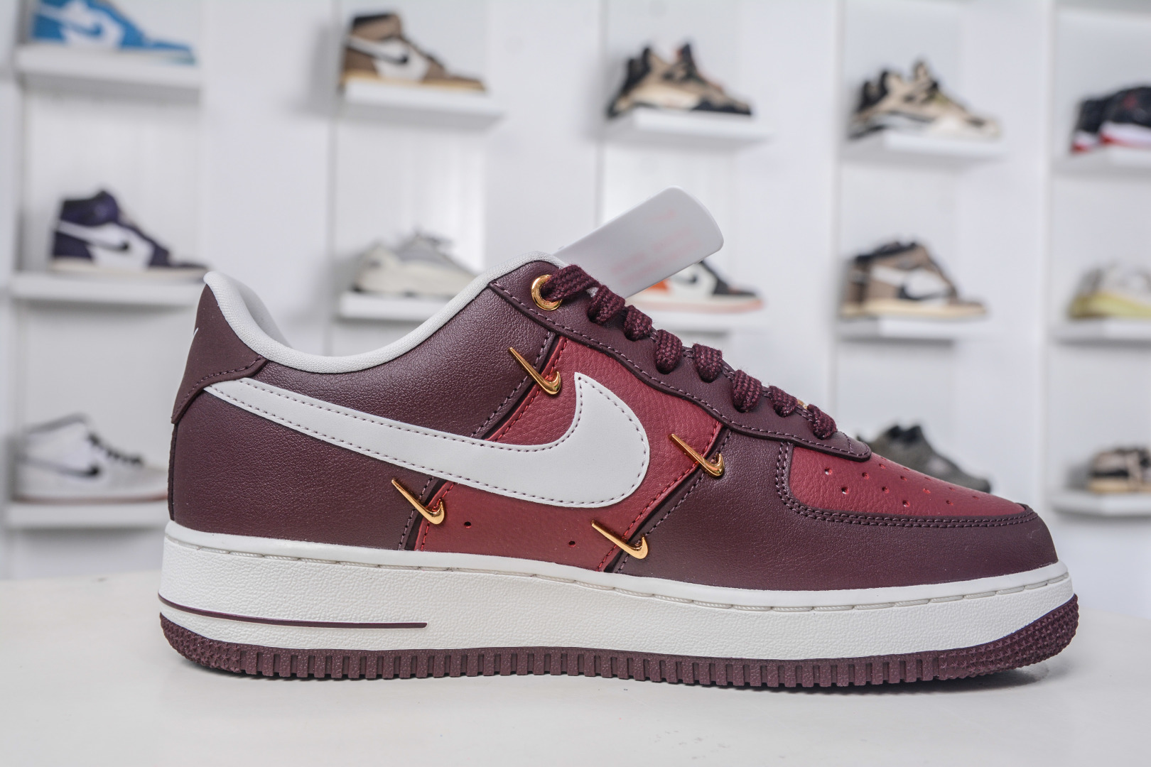 纯原 NK Air Force 1 '07 Low 酒红四小勾 原楦头原纸板 打造纯正空军版型 专注外贸