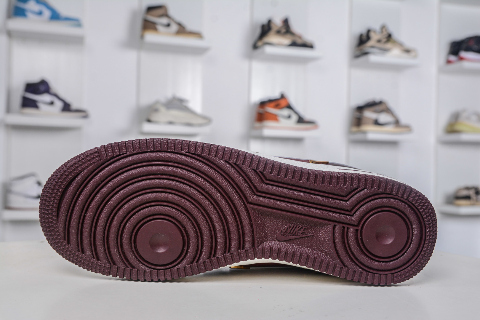 纯原 NK Air Force 1 '07 Low 酒红四小勾 原楦头原纸板 打造纯正空军版型 专注外贸