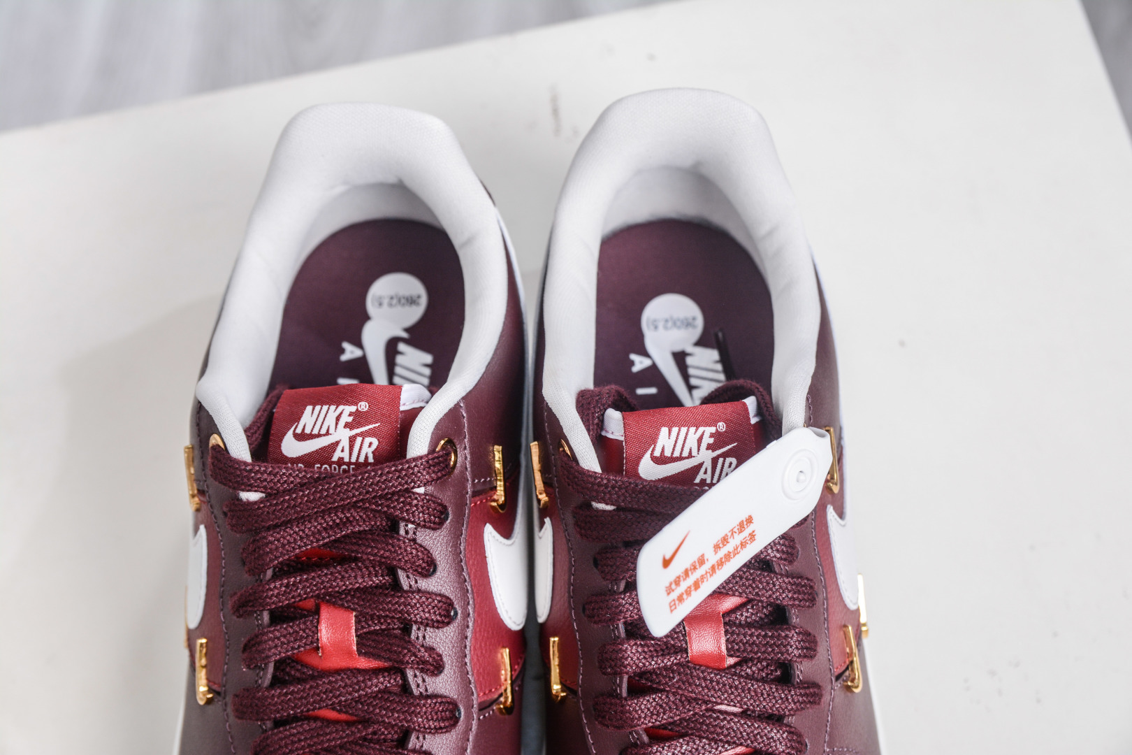 纯原 NK Air Force 1 '07 Low 酒红四小勾 原楦头原纸板 打造纯正空军版型 专注外贸