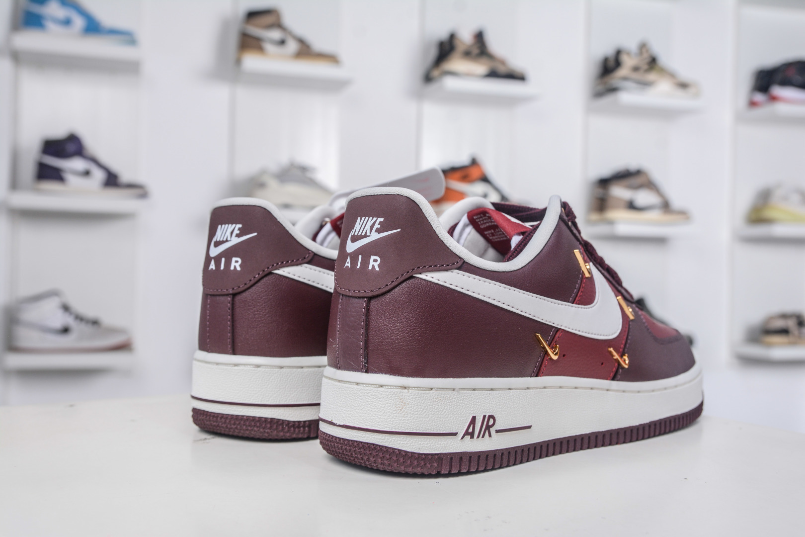 纯原 NK Air Force 1 '07 Low 酒红四小勾 原楦头原纸板 打造纯正空军版型 专注外贸