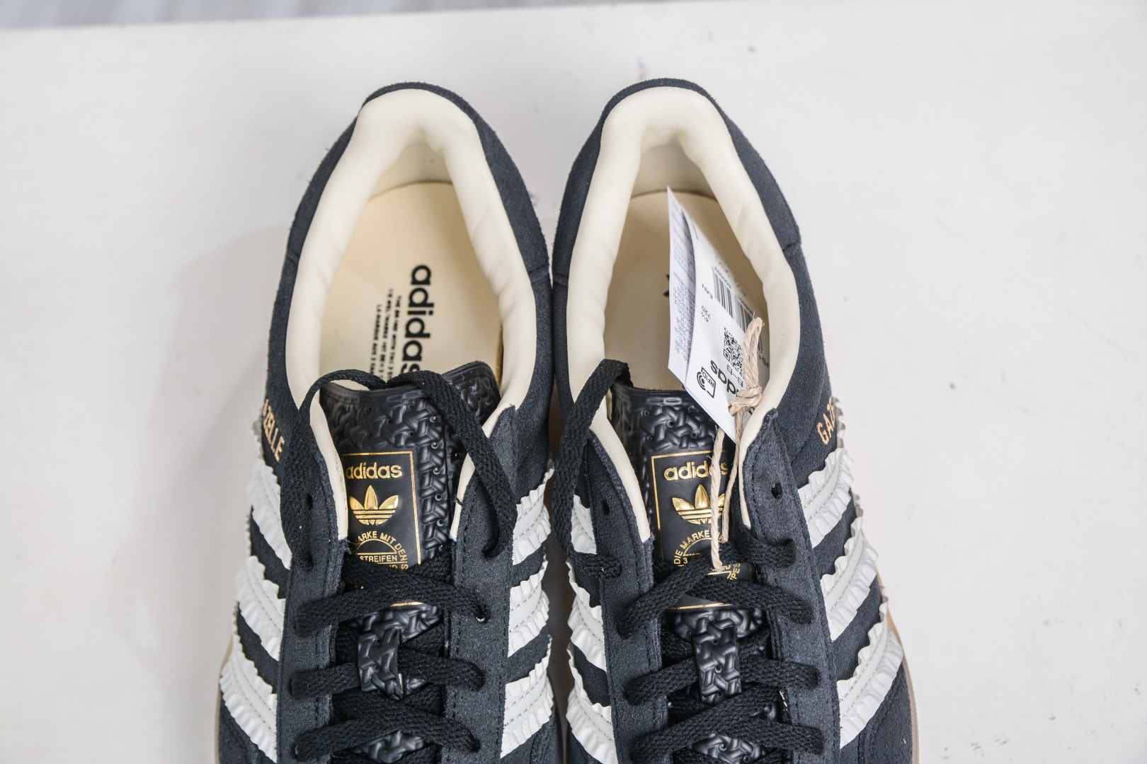 X版 adidas Originals Gazelle INdoor 三叶草休闲防滑耐磨低帮板鞋 JS1413