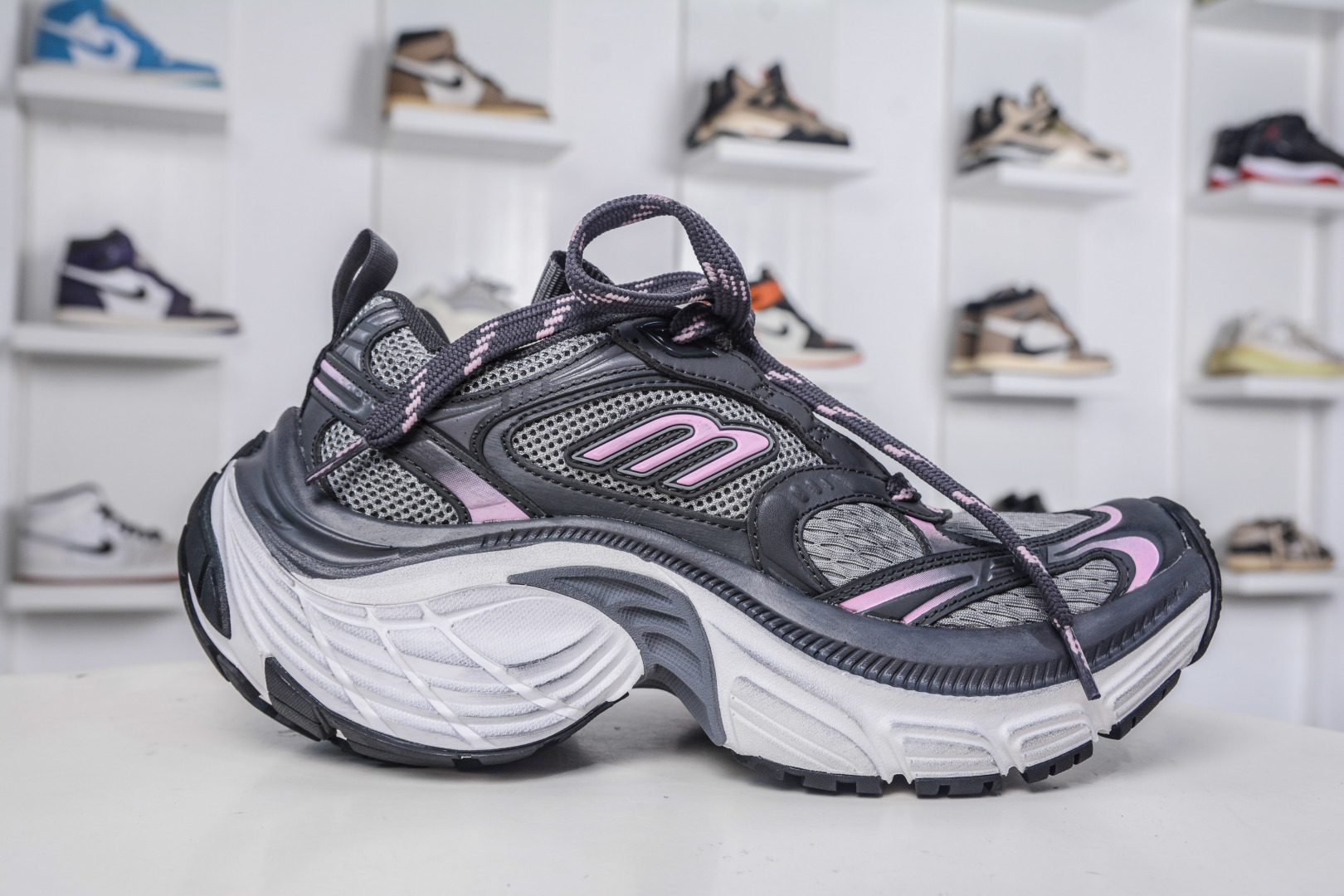 400 XA版本 Balenciaga CAR Sneaker 巴黎世家6XL圆头系带 舒适百搭低帮生活休闲鞋老爹鞋 815853 W2MV2 1591