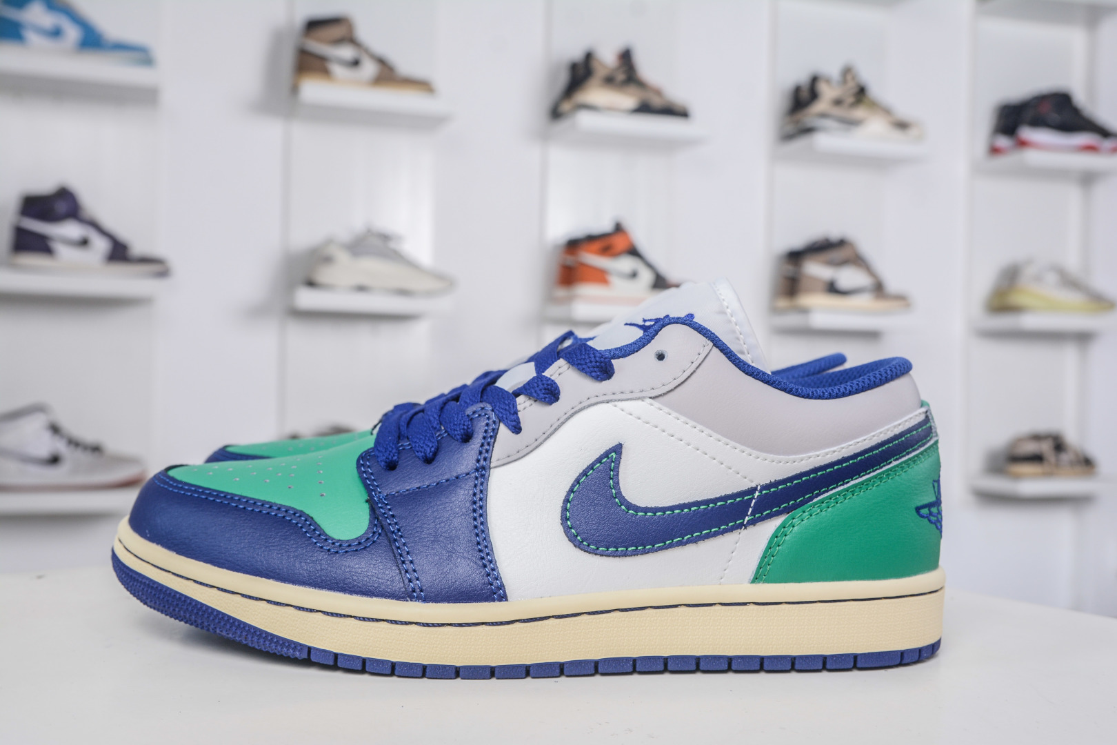 Air Jordan 1 Low White Blue Green Men's Shoe, Everyday Comfort and Style 2 cmp i1758815598255 9908 0 0