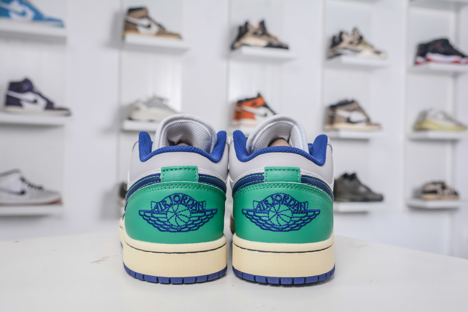 Air Jordan 1 Low White Blue Green Men's Shoe, Everyday Comfort and Style 3 cmp i1758815599163 7661 0 1