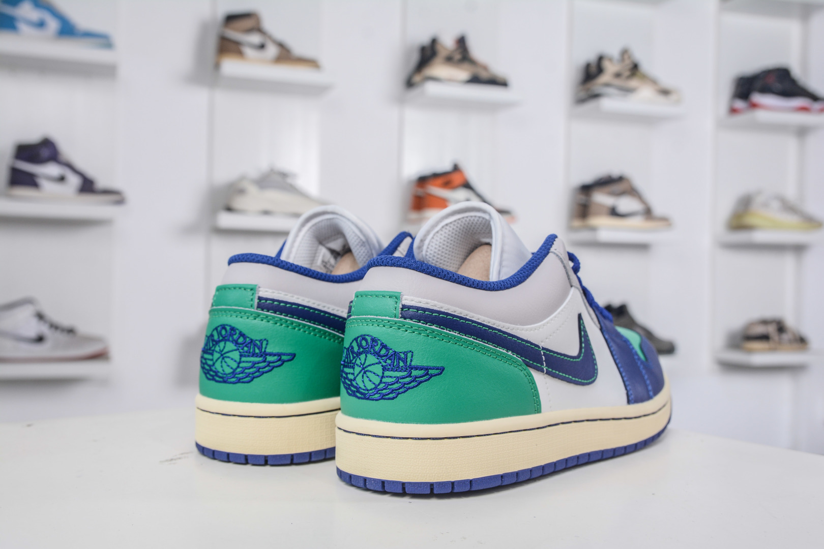 Air Jordan 1 Low White Blue Green Men's Shoe, Everyday Comfort and Style 7 cmp i1758815599167 5147 0 5