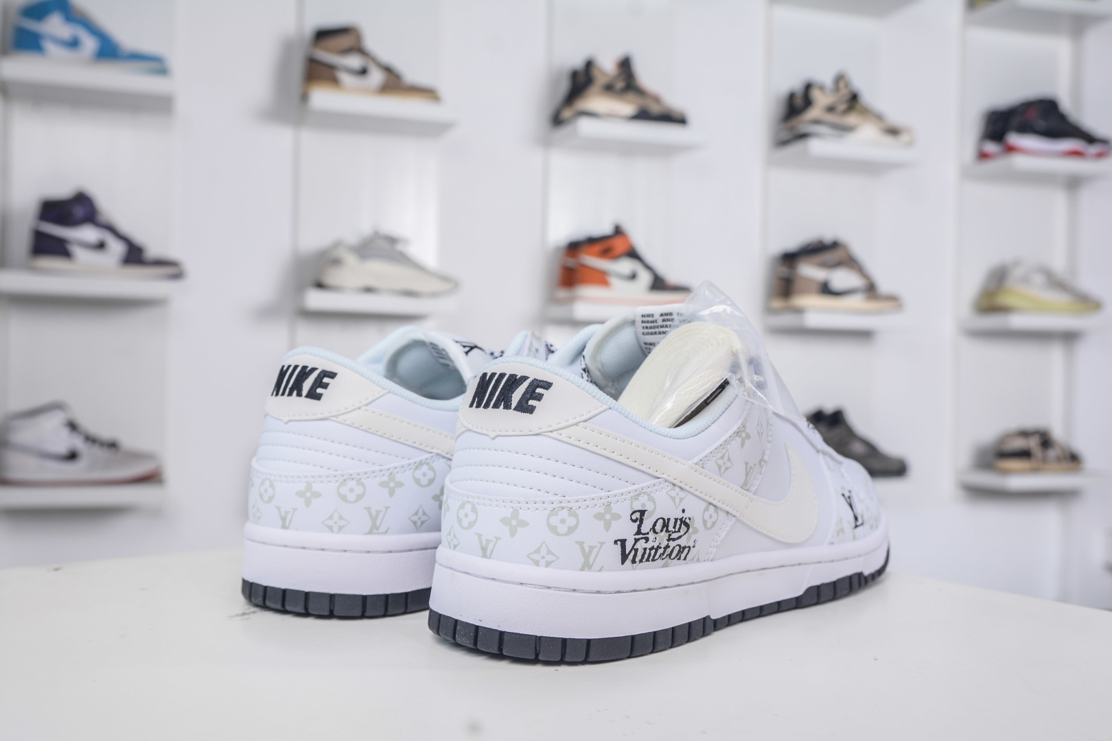 Nike SB Dunk Low x Louis Vuitton White/Gray, Premium Leather, All Sizes! 7 cmp i1758815880036 6382 0 5