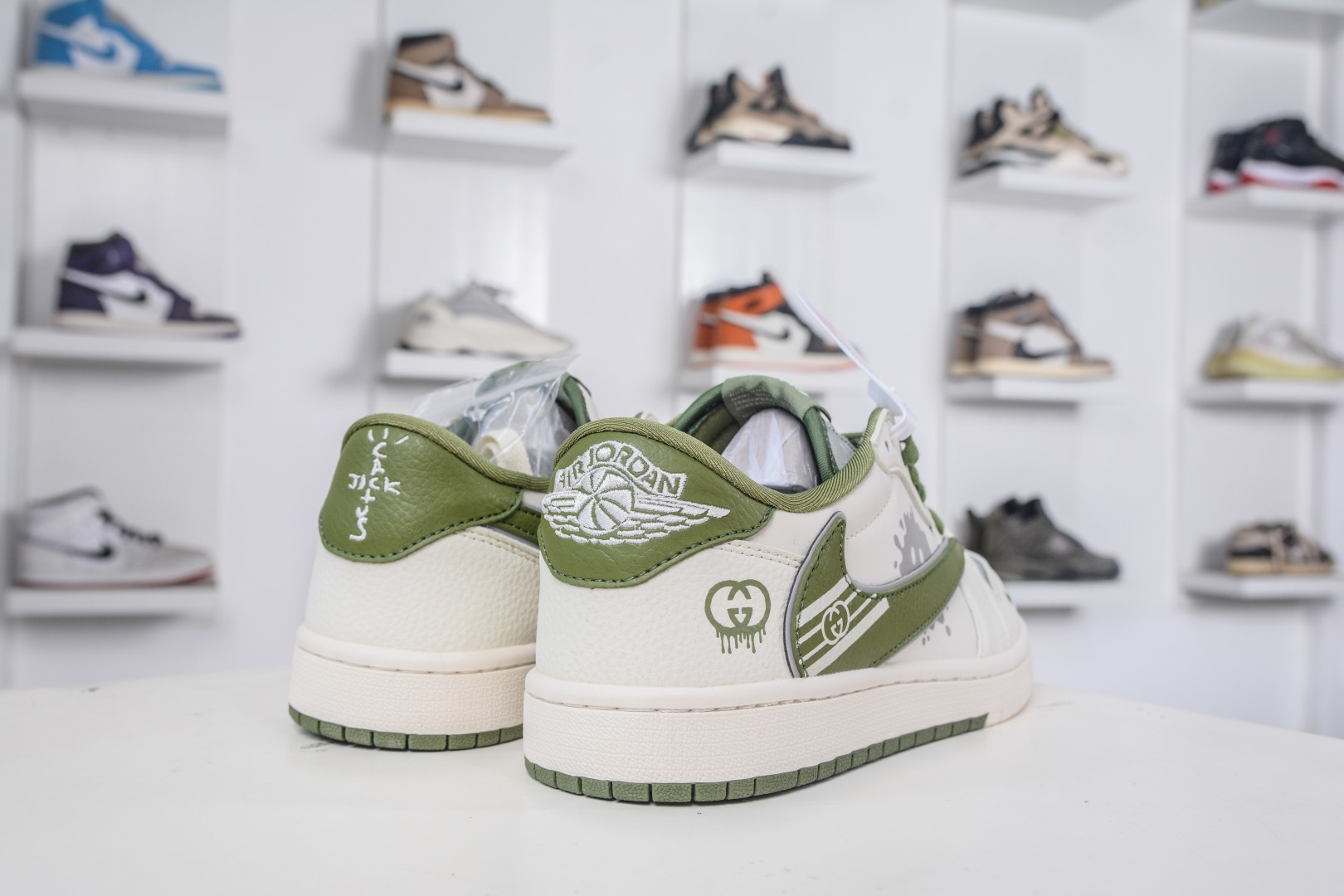 TS x Air Jordan 1 Low Gucci Custom Sneakers - Fashionable Comfort & Style 6 cmp i1758816006108 1105 0 5