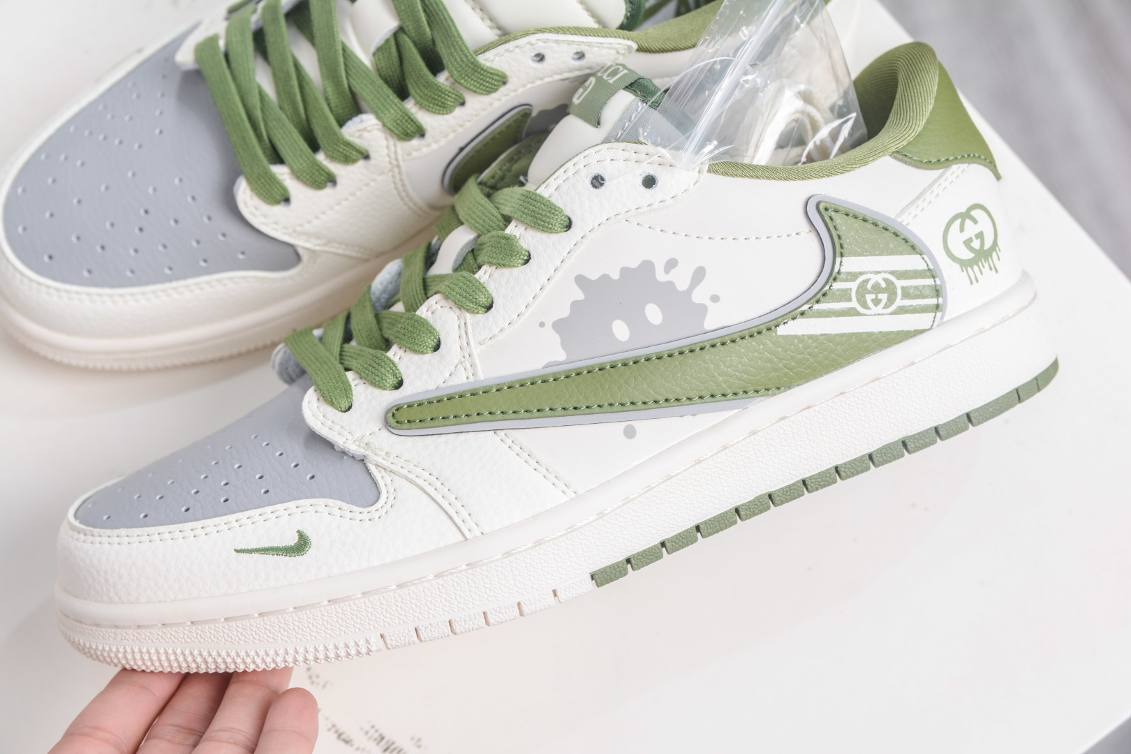 TS x Air Jordan 1 Low Gucci Custom Sneakers - Fashionable Comfort & Style 7 cmp i1758816007110 2358 0 6