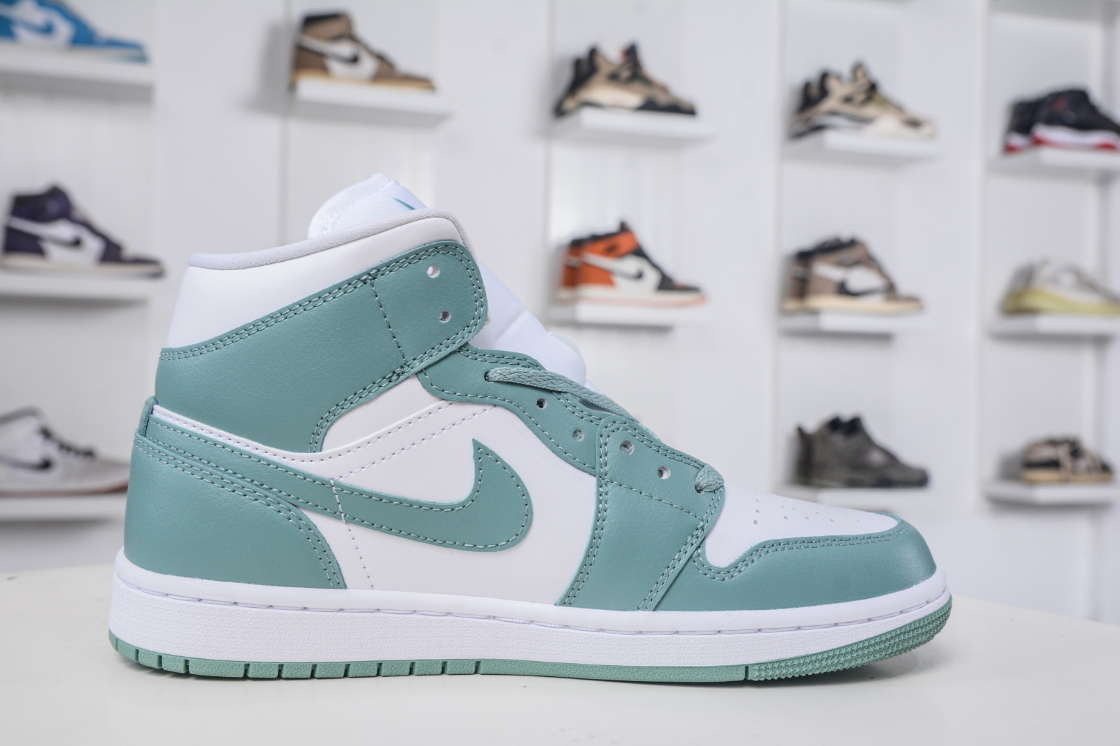 Air Jordan 1 Mid White Mint Green, Comfortable Sneakers for Everyday Wear 4 cmp i1758908289580 805 0 2