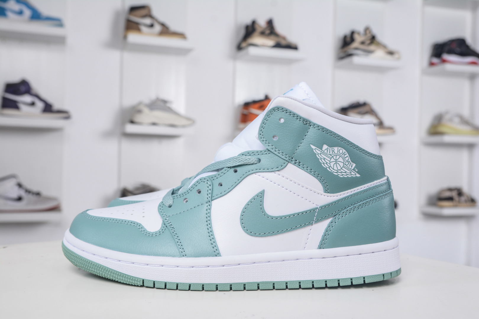 Air Jordan 1 Mid White Mint Green, Comfortable Sneakers for Everyday Wear 2 cmp i1758908290476 2436 0 0