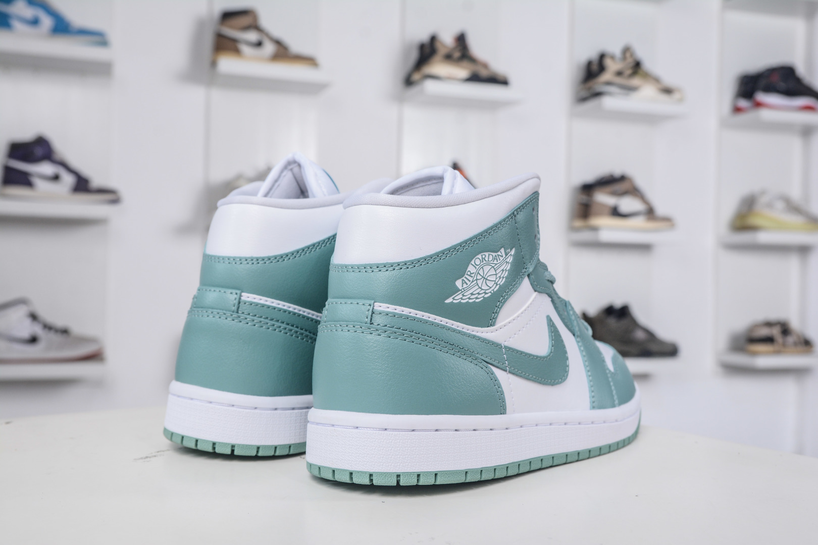 Air Jordan 1 Mid White Mint Green, Comfortable Sneakers for Everyday Wear 7 cmp i1758908290482 9975 0 5