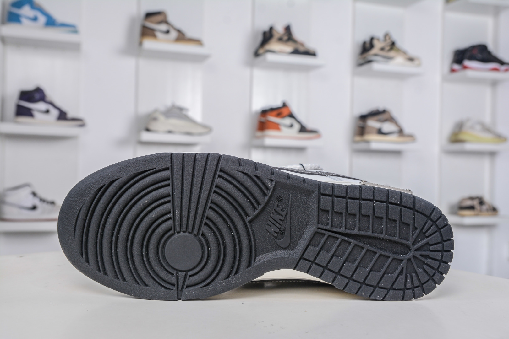 Nike Dunk Low 'Like a Boy' White/Grey Custom Design Sneakers - WB0510 064 6 cmp i1758908672138 8657 0 4