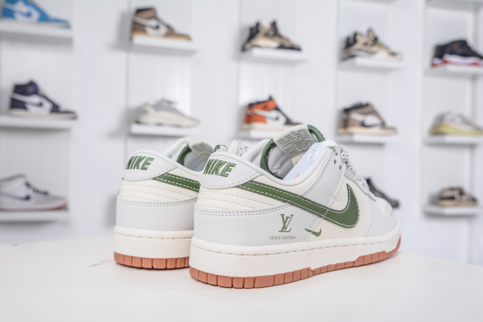 Nike SB Dunk Low x Louis Vuitton White Matcha Green - Premium Quality 7 cmp i1758908723958 5704 0 5