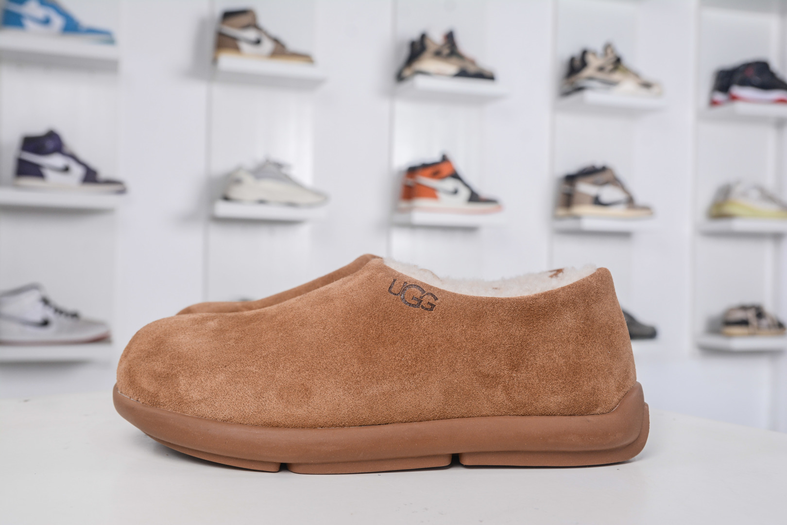 UGG Dakota Women's Suede Moccasin Slippers with Sheepskin Lining 2 cmp i1758908781389 7748 0 0