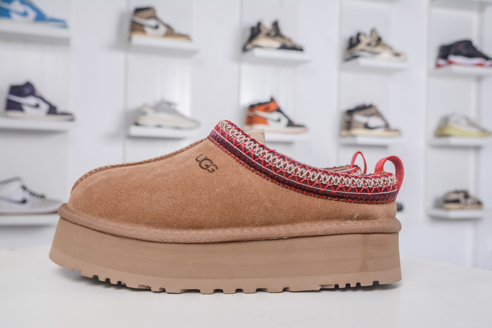 UGG Women's Tazz Mule Slipper - Chestnut Suede with Platform Sole 1 cmp i1758908949364 7629 0 0