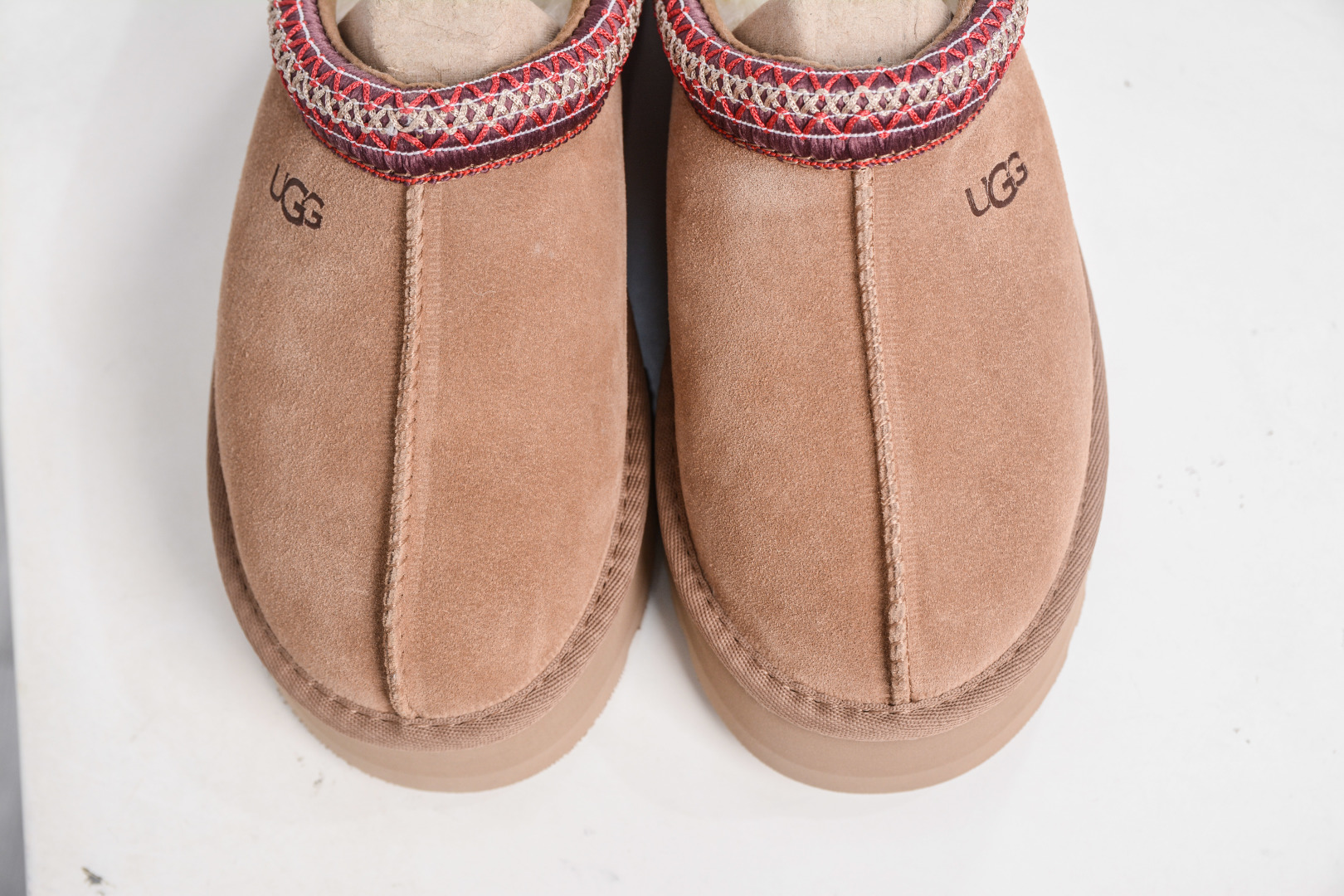 UGG Women's Tazz Mule Slipper - Chestnut Suede with Platform Sole 9 cmp i1758908949365 2143 0 8