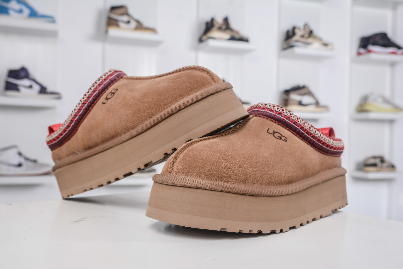 UGG Women's Tazz Mule Slipper - Chestnut Suede with Platform Sole 4 cmp i1758908949367 6600 0 3